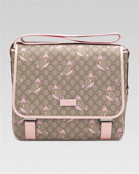 gucci zoo birds diaper bag|Gucci GG Supreme Zoo Birds Diaper Bag .